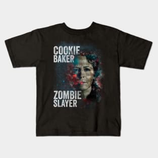 Cookie Baker, Zombie Slayer Kids T-Shirt